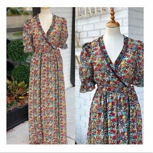 Floral Maxi Dress size small